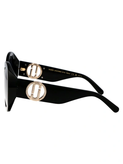 Shop Marc Jacobs Sunglasses In 2m29o Blk Gold B