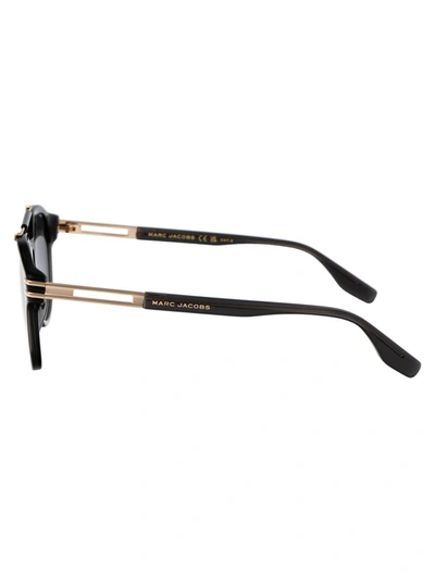 Shop Marc Jacobs Sunglasses In Ft39o Grey Gold