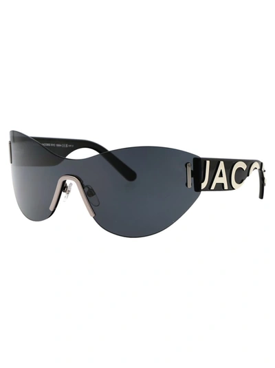 Shop Marc Jacobs Sunglasses In 807ir Black
