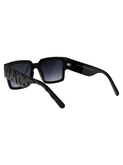 Shop Marc Jacobs Sunglasses In 08a9o Blackgrey