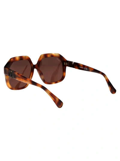 Max Mara Emme12 Sunglasses In 53e Avana Bionda/marrone