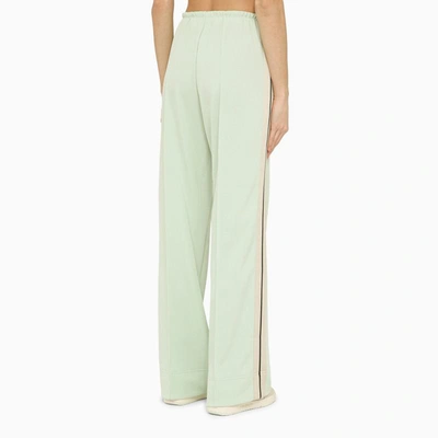 Shop Palm Angels Mint Sports Pants In Green
