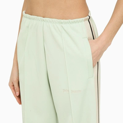 Shop Palm Angels Mint Sports Pants In Green