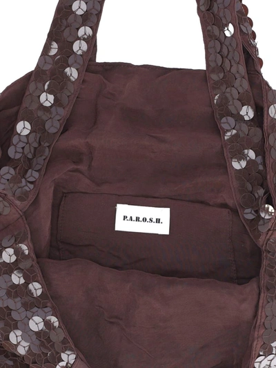Shop P.a.r.o.s.h Parosh Bags In Brown