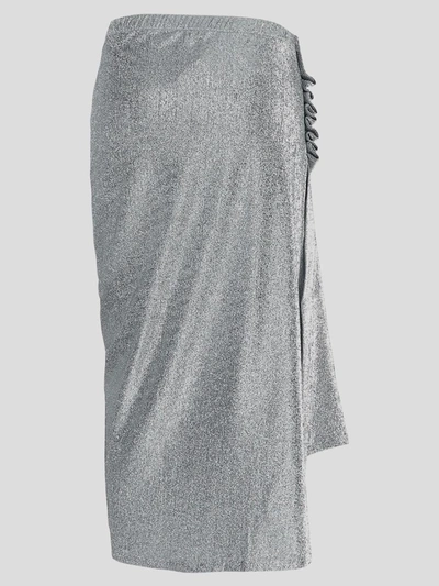 Shop Rabanne Skirts In Silver
