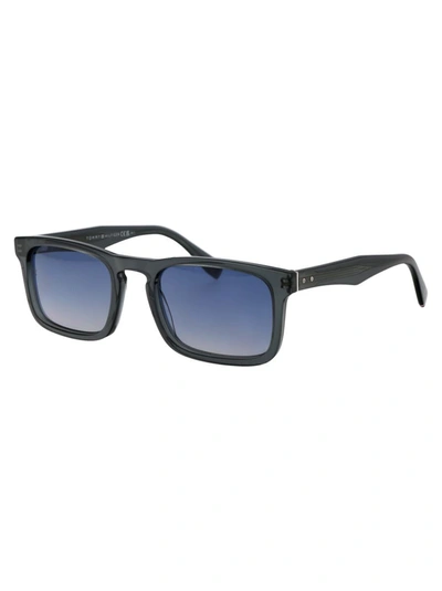 Shop Tommy Hilfiger Sunglasses In Kb7uy Grey