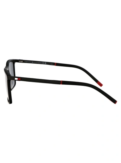 Shop Tommy Hilfiger Sunglasses In 003ir Mtt Black