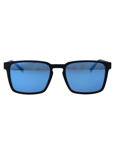 Shop Tommy Hilfiger Sunglasses In Fllvi Mtt Blue M