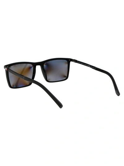 Shop Tommy Hilfiger Sunglasses In 807m9 Black