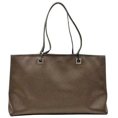 Shop Gucci Brown Synthetic Tote Bag ()