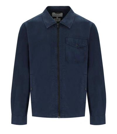 Shop Woolrich Blue Shirt-style Jacket