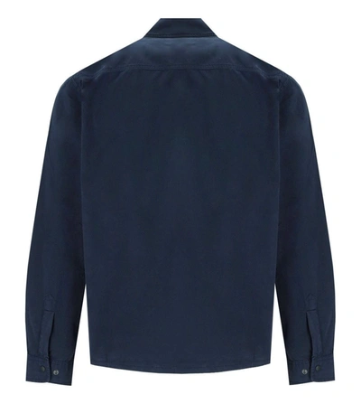 Shop Woolrich Blue Shirt-style Jacket