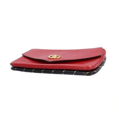 Shop Gucci Thiara Red Leather Shoulder Bag ()