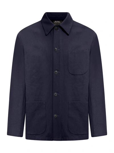 A.p.c. Jacket In Blue