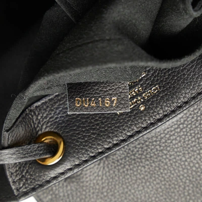Pre-owned Louis Vuitton Lockme Black Leather Backpack Bag ()