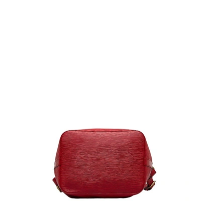 Pre-owned Louis Vuitton Red Leather Tote Bag ()