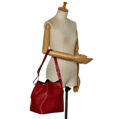 Pre-owned Louis Vuitton Red Leather Tote Bag ()