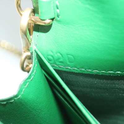 Shop Prada Vitello Move Keychain Green Leather Shoulder Bag ()