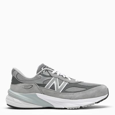 Shop New Balance Cool Grey 990v6 Sneakers