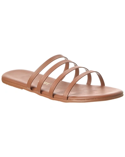 Shop Tkees Serena Leather Sandal In Brown