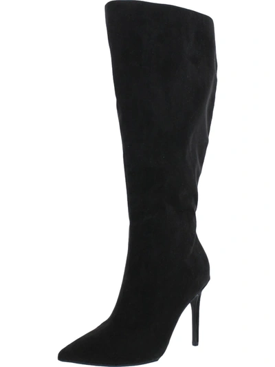 Inc Rajel Womens Faux Suede Wide Calf Knee-high Boots In Multi