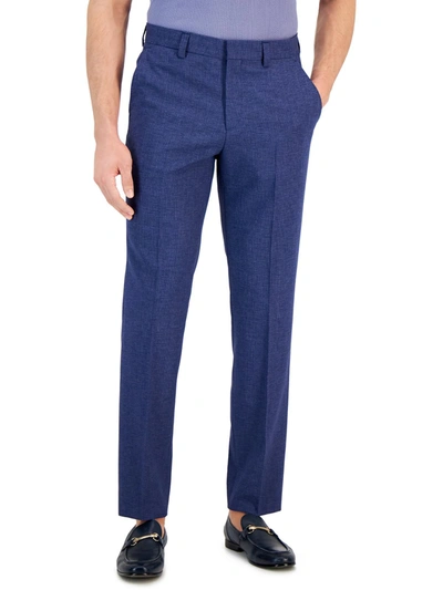 Shop Hugo Mens Wool Pockets Trouser Pants In Blue