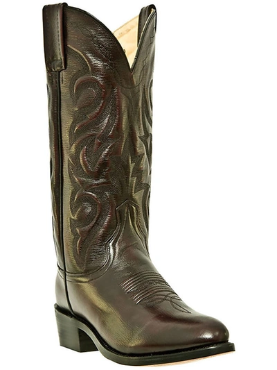 Shop Dan Post Mens Leather Cowboy Mid-calf Boots In Multi