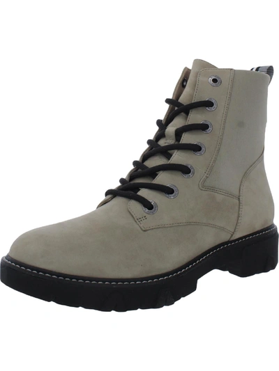 Shop Dr. Scholl's Shoes Hudson Womens Arch Support Ankle Combat & Lace-up Boots In Grey