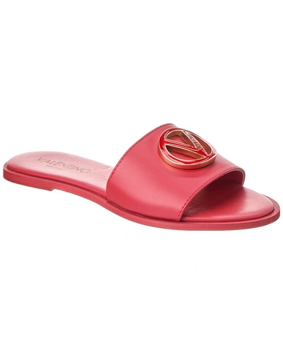 Shop Valentino By Mario Valentino Bugola Leather Sandal In Red
