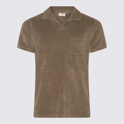 Shop Altea Army Cotton Polo Shirt