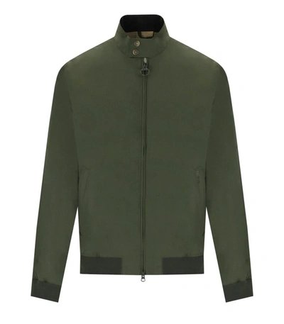 Shop Barbour Royston Olive Green Jacket