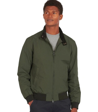 Shop Barbour Royston Olive Green Jacket