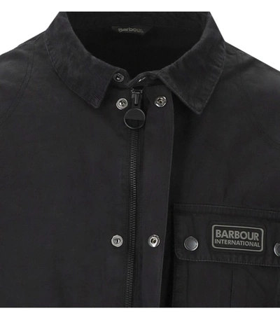 Shop Barbour International Tourer Barwell Black Jacket