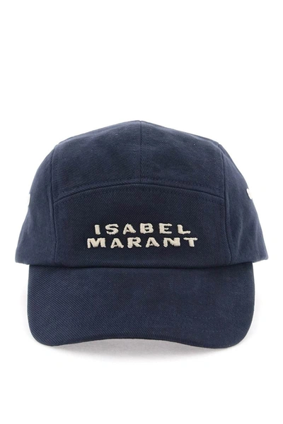 Shop Isabel Marant Tedji Baseball Cap In Blue