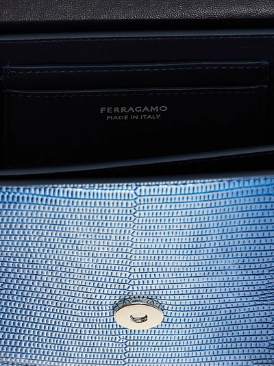 Shop Ferragamo Fiamma Shoulder Bags Multicolor