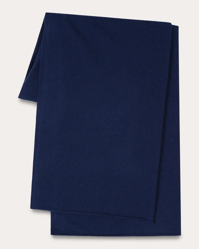 Shop Loop Cashmere Women's Lofty Blanket Scarf In Blue