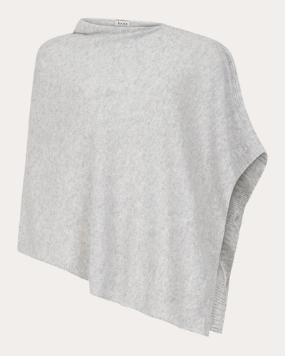 Shop Loop Cashmere Women's Cashmere Poncho In Grey
