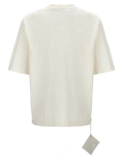 Shop Lanvin Logo Print T-shirt White