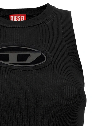 Shop Diesel M-onerva Tops Black