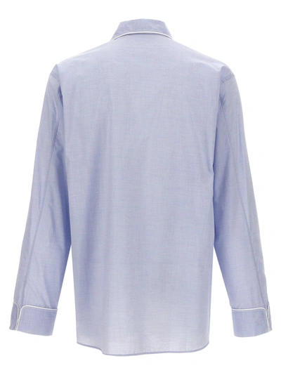 Shop Wales Bonner Market Shirt, Blouse Light Blue