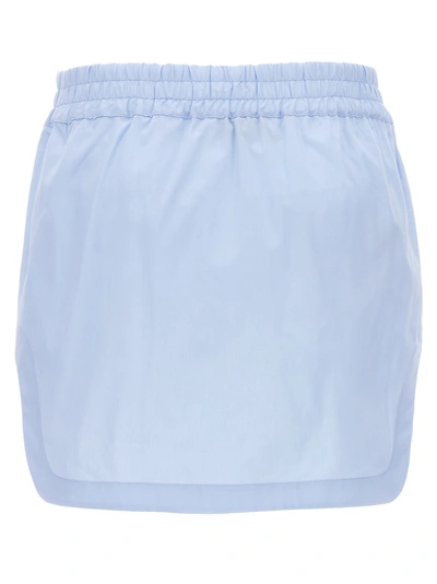 Shop Attico Rooney Skirts Light Blue