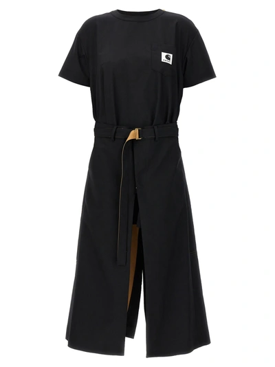 Shop Sacai X Carhartt Wip Dress Dresses Black