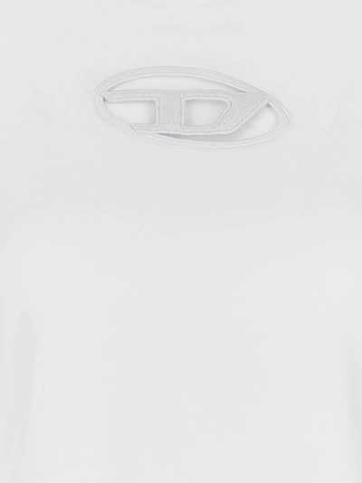 Shop Diesel T-angie T-shirt White