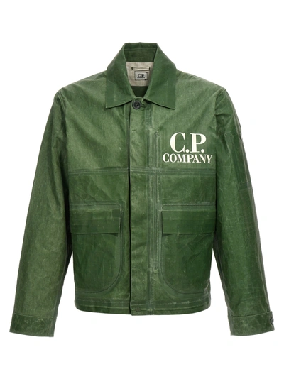 Shop C.p. Company Toob-two Casual Jackets, Parka Green