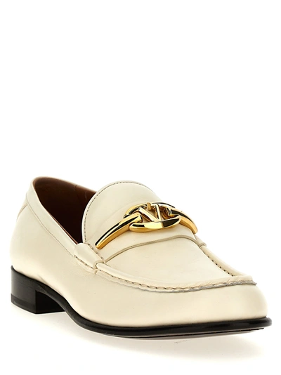 Shop Valentino Garavani Loafers White