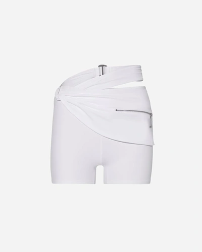 Shop Nike X Jacquemus Layered Shorts In White