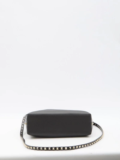 Shop Valentino Rockstud Small Bag In Black