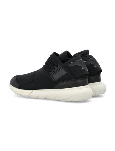 Shop Y-3 Adidas Qasa Sneakers In Black