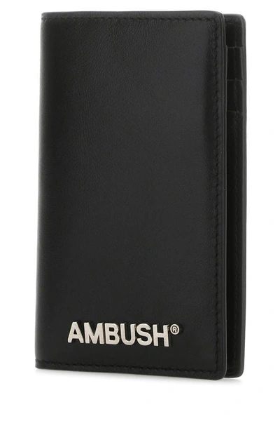 Shop Ambush Man Black Leather Card Holder