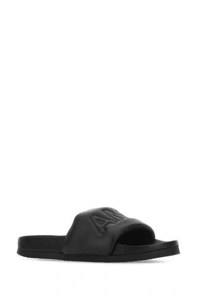 Shop Ambush Man Black Leather Slippers